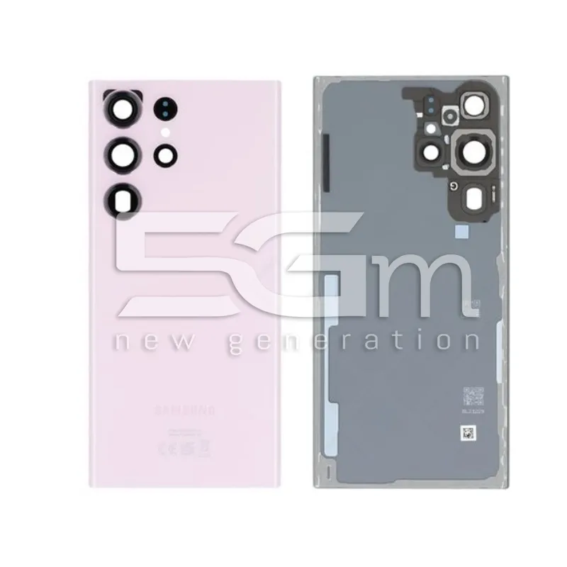 Retro Cover + Vetrino Camera Lavender Samsung SM-S918 S23 Ultra Ori | Store Online 5G-M