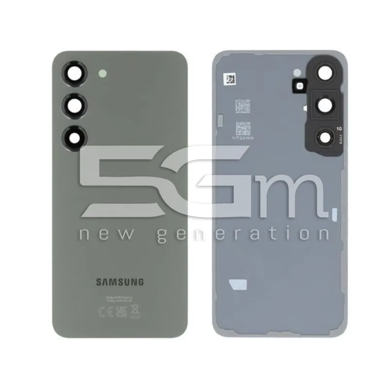 Cache arrière + Vitre Caméra Vert Samsung S23 Ori | 5G-M