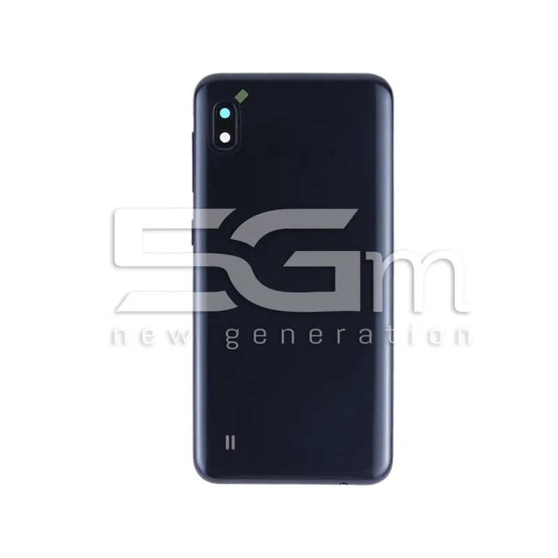 Coque Arrière Noir + Vitre Caméra Samsung SM-A105 A10 Sans Logo | 5G-M