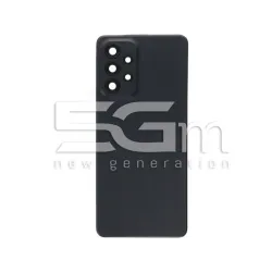 Cache Arrière Noir + Verre Appareil Photo Samsung A33 5G Sans Logo | 5G-M