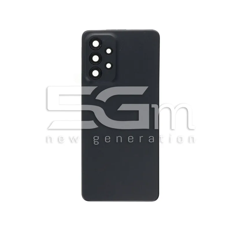 Cache Arrière Noir + Verre Appareil Photo Samsung A33 5G Sans Logo | 5G-M