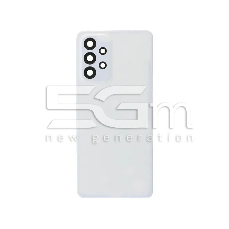 Retro Cover Bianco + Vetrino Camera Samsung SM-A336 A33 5G No Logo | Store Online 5G-M