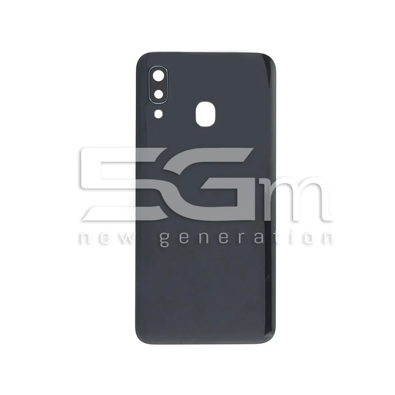 Retro Cover Nero + Vetrino Camera Samsung SM-A405F A40 No Logo | Store Online 5G-M