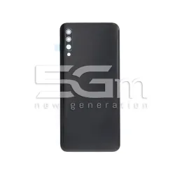 Cache Arrière Noir + Vitre Caméra Samsung A50 SM-A505 Sans Logo | 5G-M
