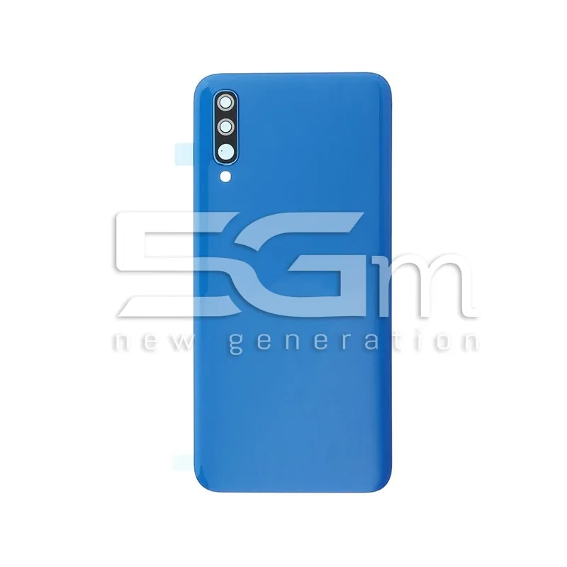 Retro Cover Blu + Vetrino Camera Samsung SM-A505 A50 No Logo | Store Online 5G-M