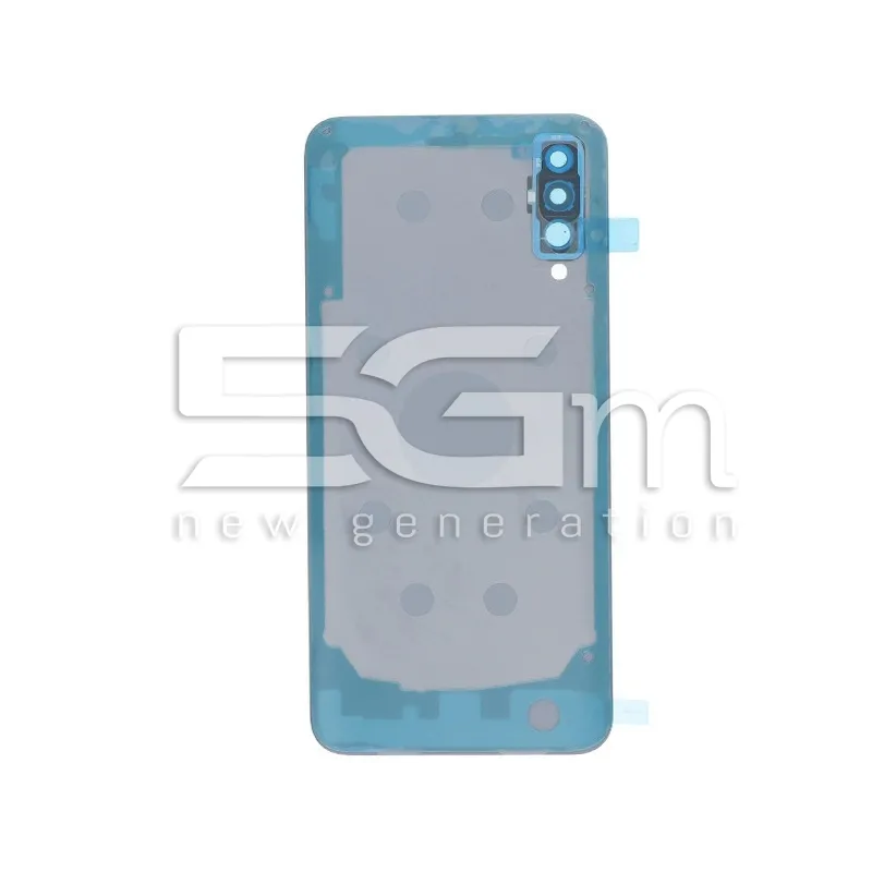 Retro Cover Blu + Vetrino Camera Samsung SM-A505 A50 No Logo | Store Online 5G-M