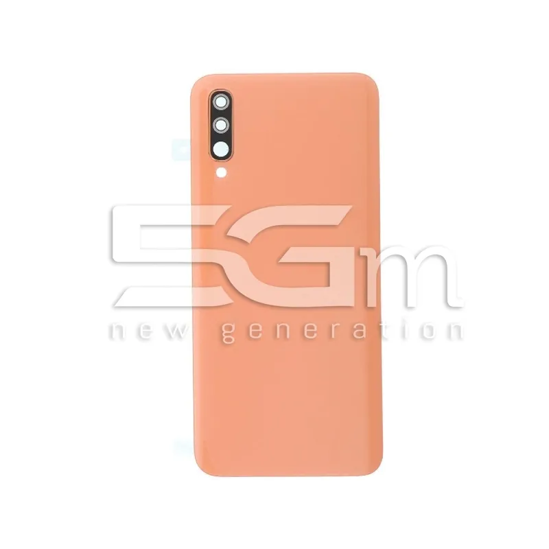 Coque Arrière Corail + Verre Caméra Samsung A50 SM-A505 Sans Logo | 5G-M