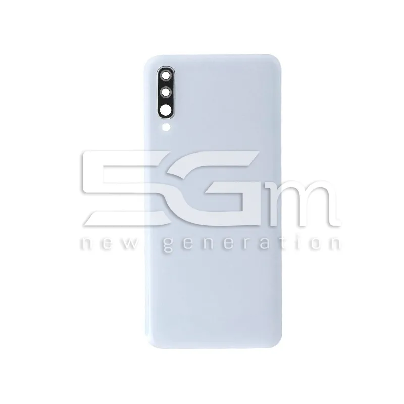 Retro Cover Bianco + Vetrino Camera Samsung SM-A505 A50 No Logo | Store Online 5G-M