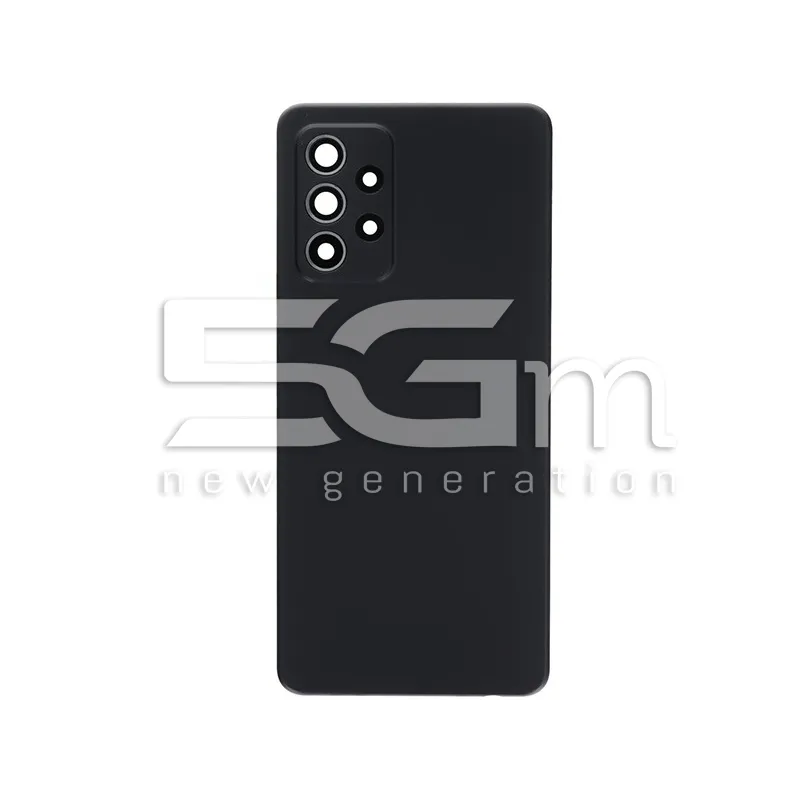 Retro Cover Nero + Vetrino Camera Samsung SM-A528 A52s No Logo | Store Online 5G-M