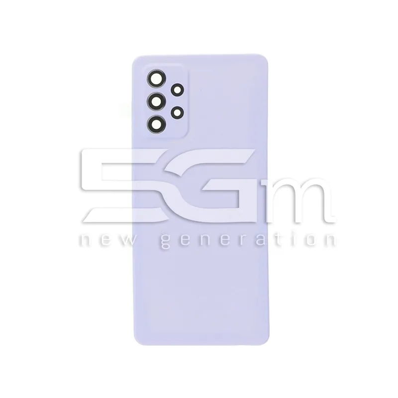 Cache Arrière Violet + Verre de Caméra Samsung A72 SM-A725F | 5G-M
