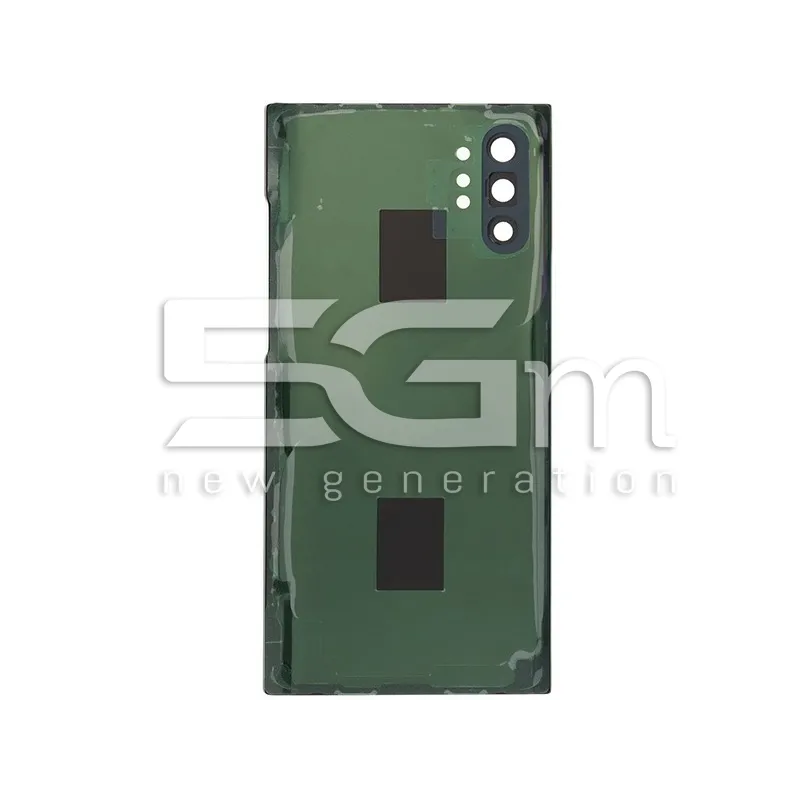 Cache Arrière Noir + Verre Caméra Samsung Note 10+ SM-N975 Sans Logo | 5G-M