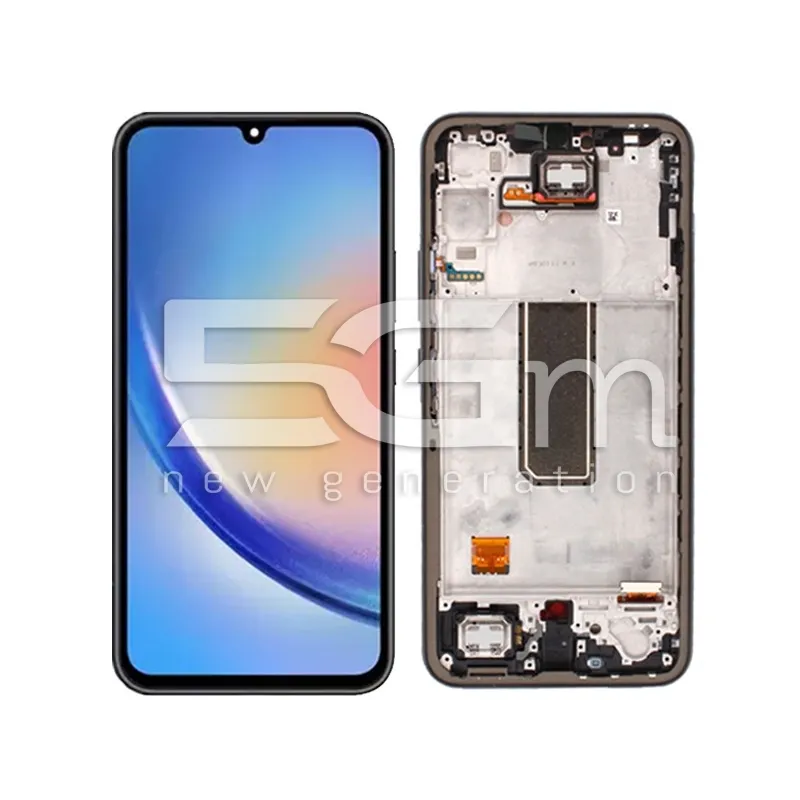 Display Touch + Frame Nero Samsung SM-A346 A34 5G Ori | Store Online 5G-M