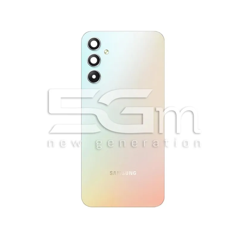 Retro Cover Silver + Vetrino Camera Samsung SM-A346 A34 5G Ori | Store Online 5G-M