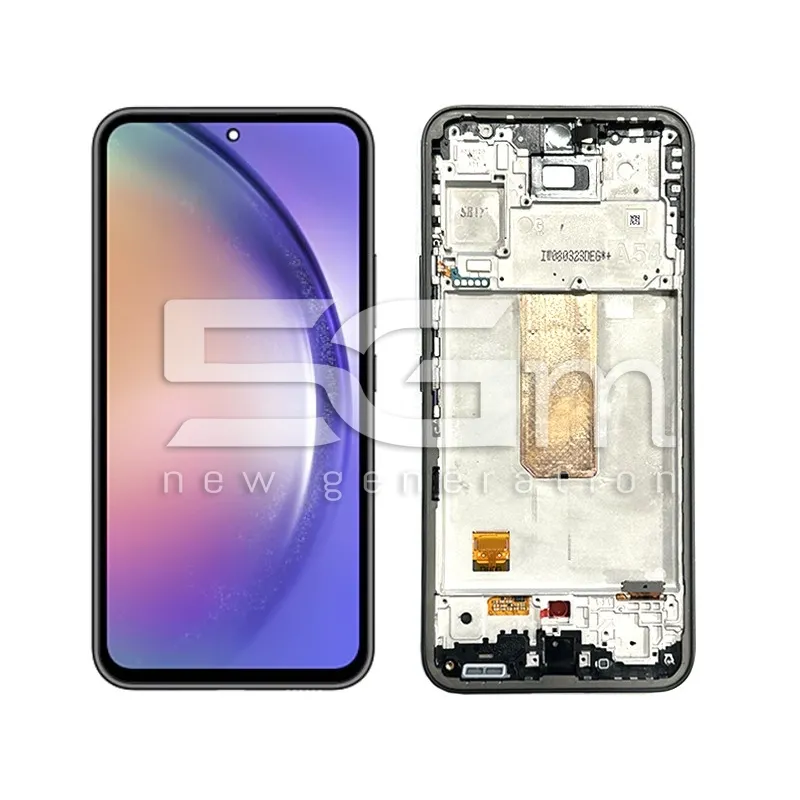 Écran Tactile + Châssis Noir Samsung SM-A546 A54 5G Ori | 5G-M