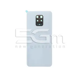 Заден капак Бял + Стъкло на камерата Xiaomi Redmi Note 9S Без лого | 5G-M