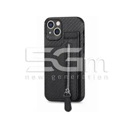 Custodia in Fibra di Carbonio Nera iPhone 14 | Store Online 5G-M