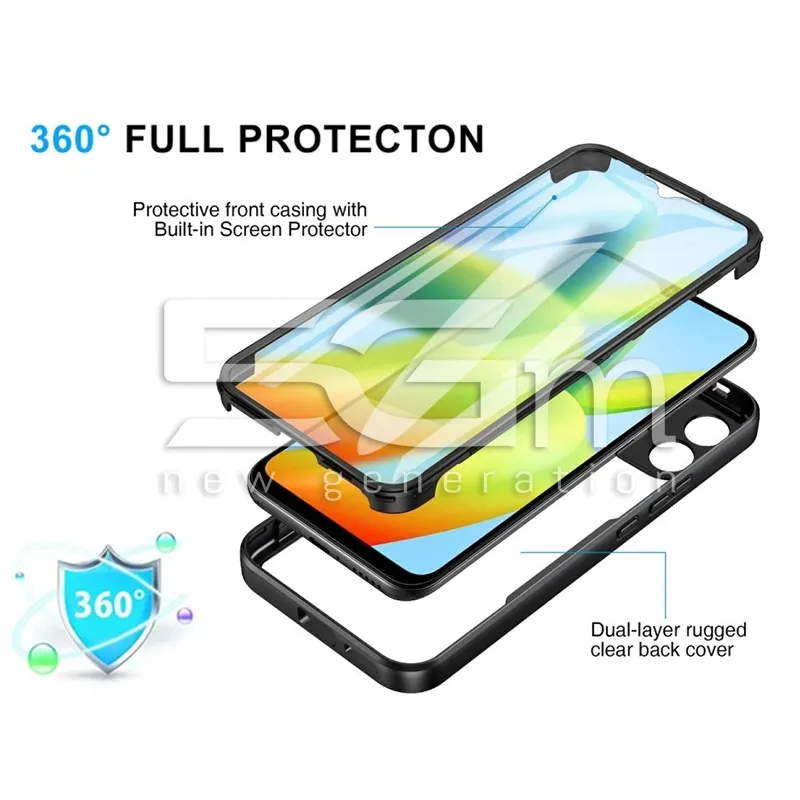Custodia in TPU + Acrilico Protettiva a 360 Gradi Xiaomi Redmi A1 | Store Online 5G-M