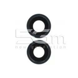 Achtercamera Lensglaasjes + Frame Zwart iPhone 14 - 14 Plus | 5G-M Store