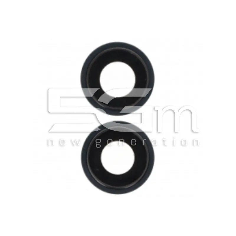 Verres Caméra Arrière + Cadre Noir iPhone 14 - 14 Plus | 5G-M
