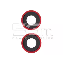 Rear Camera Lens + Frame Red iPhone 14 - 14 Plus