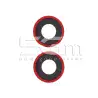 Rear Camera Lens + Frame Red iPhone 14 - 14 Plus