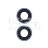 Achtercamera Glas + Frame Blauw 14 - 14 Plus | 5G-M.com