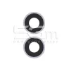 Achtercamera Lensglaasjes + Frame Paars 14 - 14 Plus | 5G-M.com