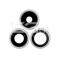 Verres de Caméra Arrière + Cadre Silver 14 Pro - 14 Pro Max | 5G-M
