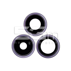 Verres Caméra Arrière + Châssis Violet 14 Pro - 14 Pro Max | 5G-M