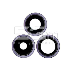 Vetrini Camera Posteriore + Frame Purple 14 Pro - 14 Pro Max