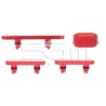 Set 4 Tasti Esterni Red iPhone 14 - 14 Plus