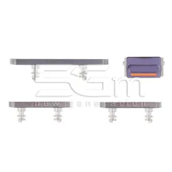 Lot 4 Boutons Externes Purple iPhone 14 Pro - 14 Pro Max | 5G-M