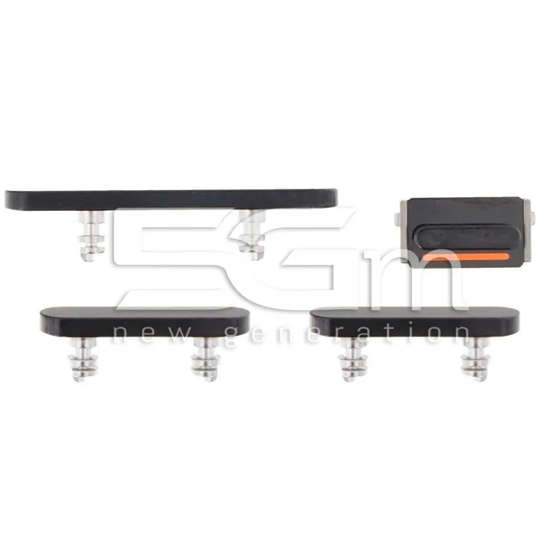 Set 4 Tasti Esterni Neri iPhone 14 Pro - 14 Pro Max | Store Online 5G-M