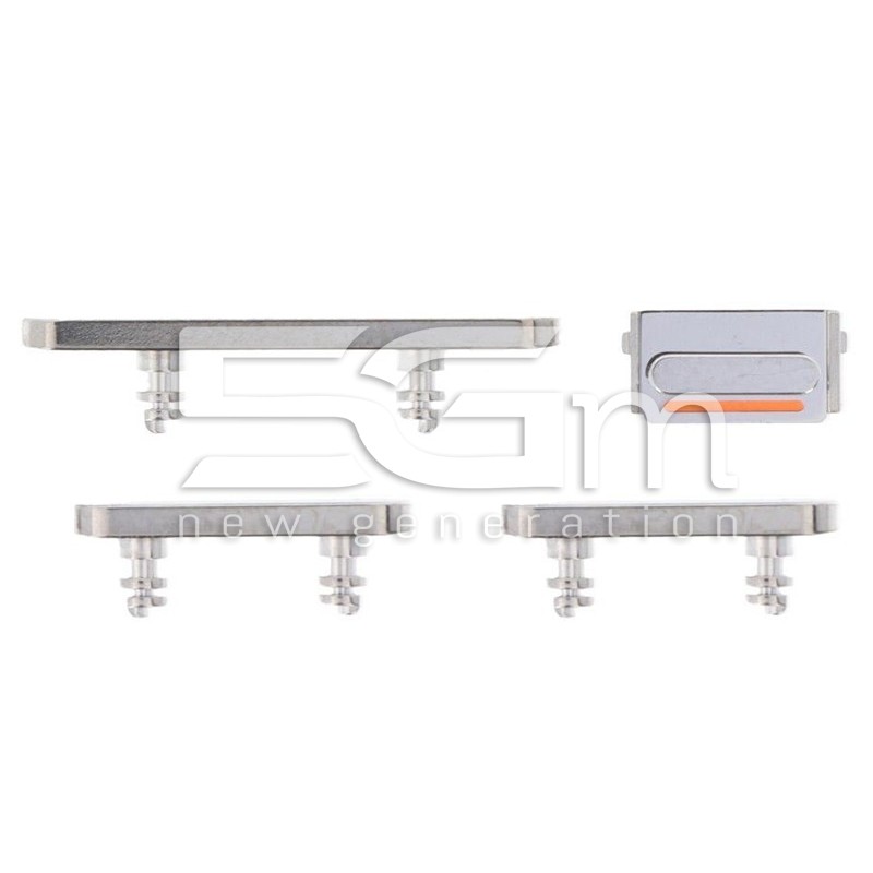 Set of 4 Silver External Keys iPhone 14 Pro - 14 Pro Max