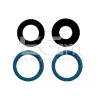 Set 4 Pcs Vetrino + Frame Blu Camera Posteriore iPhone 13 | Store Online 5G-M