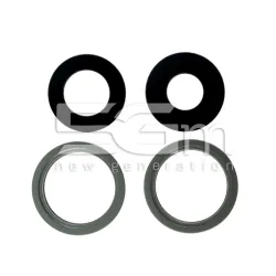 Set 4 st. Lens Glas + Frame Groen Achtercamera iPhone 13 | 5G-M Online Winkel