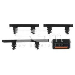 Set of 4 Black External Keys iPhone 13