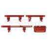 Set 4 Buitenknoppen Rood iPhone 13 | 5G-M Online Store
