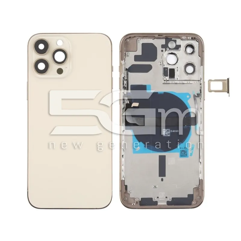 Retro Cover Gold iPhone 13 Pro Max No Logo | Store Online 5G-M