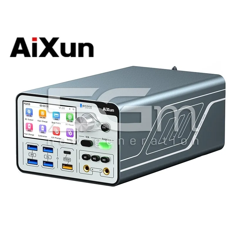 AIXUN P3208 Okos Tápállomás + iPhone 7-16 Pro Max Kábelkészlet | 5G-M