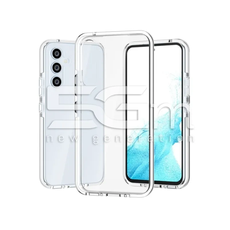 Custodia TPU Trasparente + Cornice Bianca Samsung SM-A546 A54 5G | Store Online 5G-M