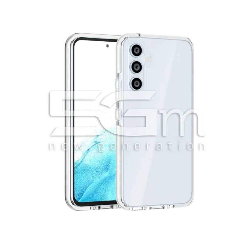 Custodia TPU Trasparente + Cornice Bianca Samsung SM-A546 A54 5G | Store Online 5G-M