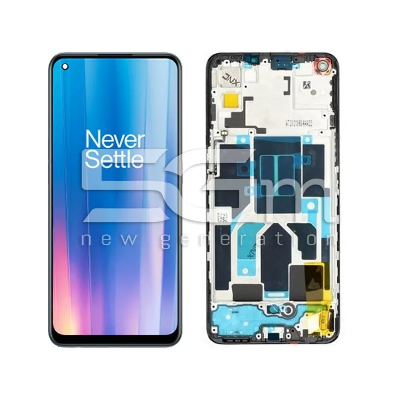 Écran Tactile + Cadre Noir OnePlus Nord CE 5G (OLED) | 5G-M