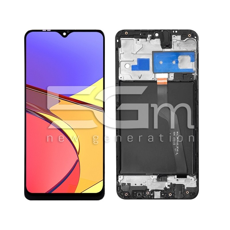 Display Touch + Frame Black Samsung SM-A105 A10 (IPS)