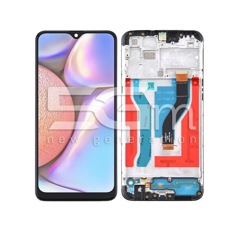 Écran Tactile + Châssis Noir Samsung SM-A10S (IPS) | 5G-M