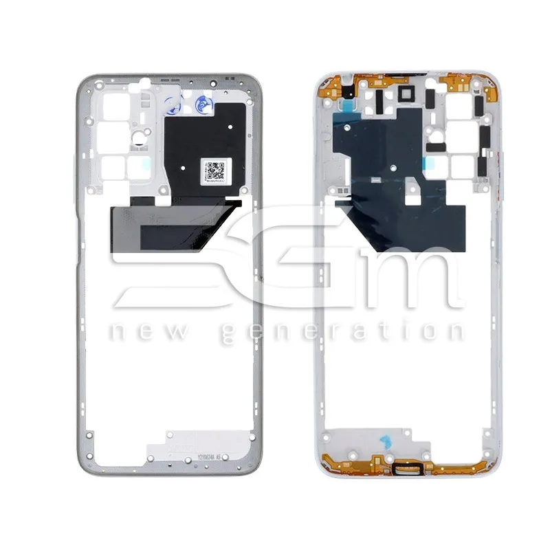 Xiaomi Redmi 10 4G Középső Keret Pepple White | 5G-M.com