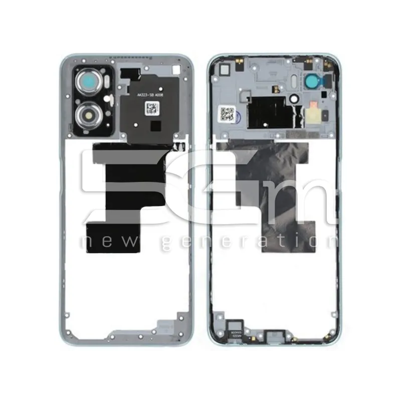 Châssis Central Bleu OPPO A76 | Boutique en ligne 5G-M