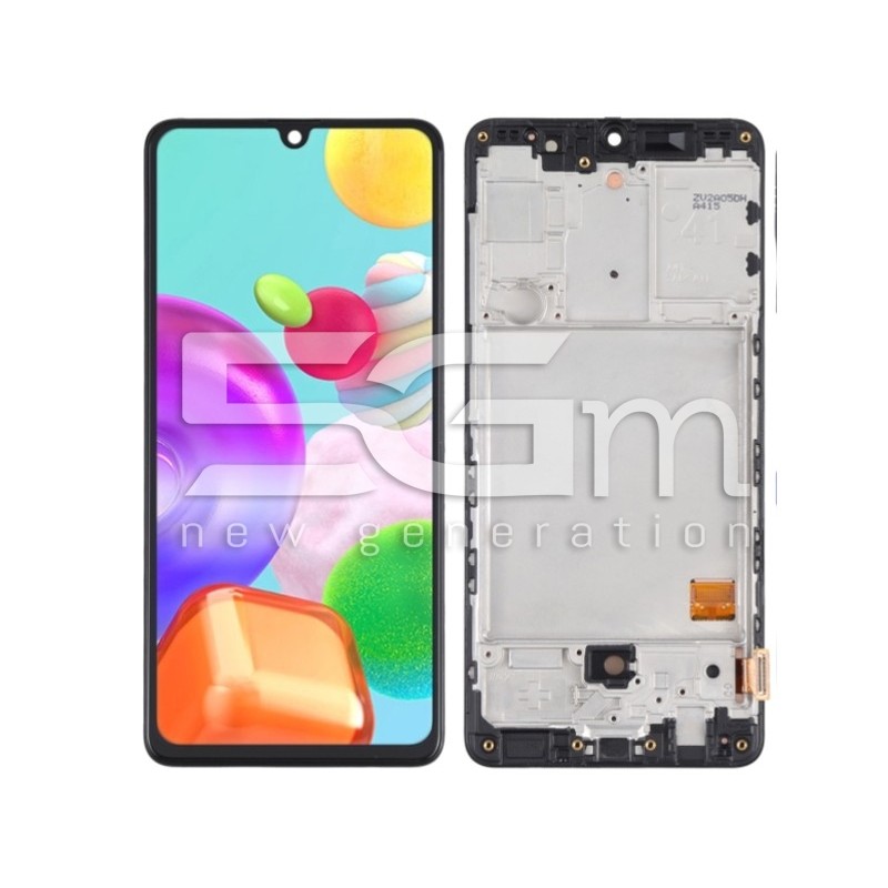 Ecra Tàctil + Chassi Preto Samsung SM-A415 A41 (OLED)