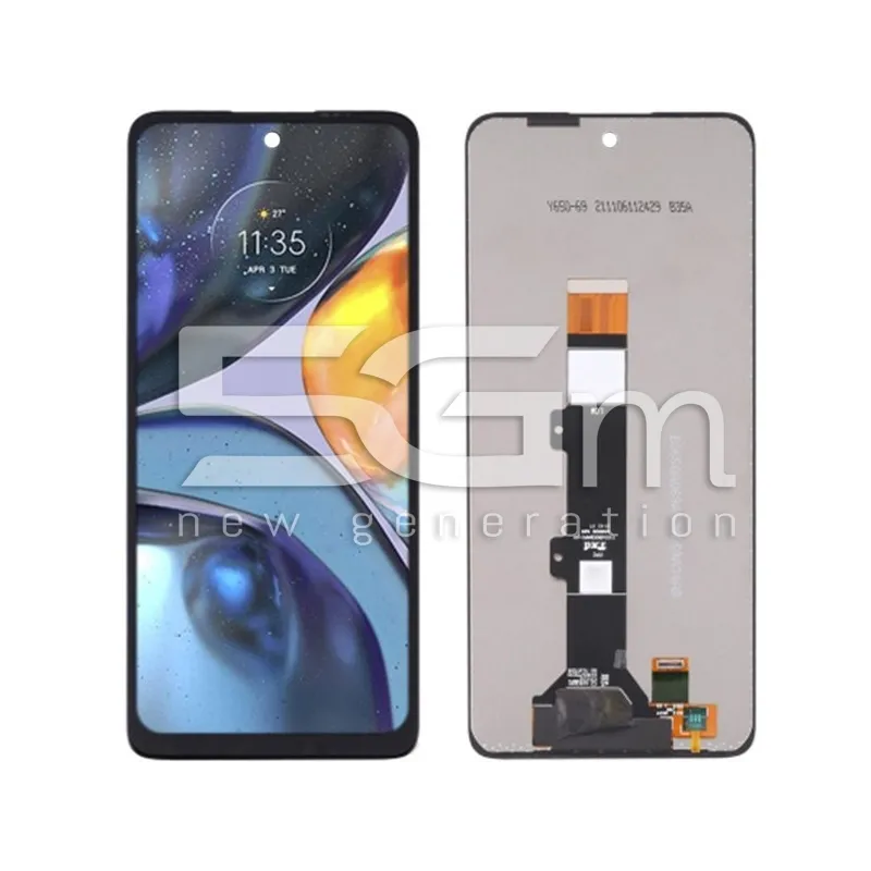 Écran Tactile Noir Motorola Moto G22 (IPS) | Boutique en ligne 5G-M