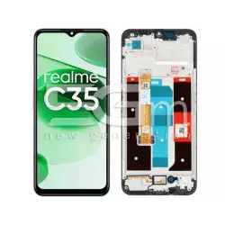 Display Touch + Frame Black Realme C35 (IPS)